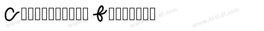 Calligraphy Font字体转换